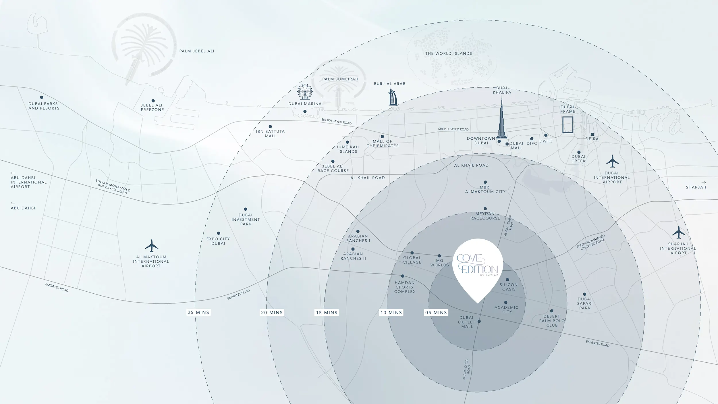 Vị trí - Cove by Imtiaz